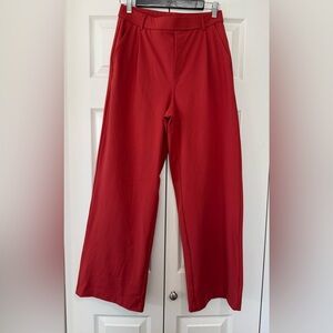 HALARA Wide Leg Pants Rust Orange High Waist Stretch Workwear Size Medium